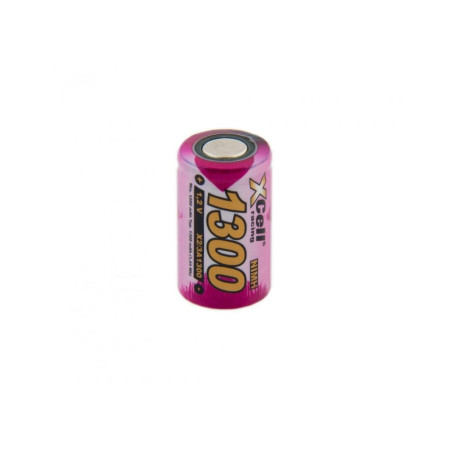 acumulator x-cell 1.2v x2/3a1300, capacitate 1.3a ni-mh bulk