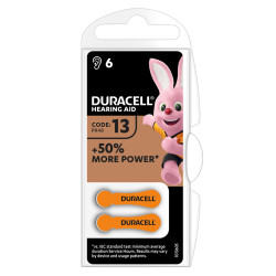 baterii aparat auditiv 13a 290mah 1.4v duracell blister 6