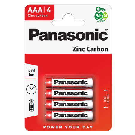 baterii aaa lr3 1.5v panasonic zinc blister 4