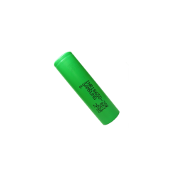 acumulator li-ion 3.7v 18650 25r inr 2500mah verde, dimensiuni 18 x 65 mm, descarcare 20a bulk sony