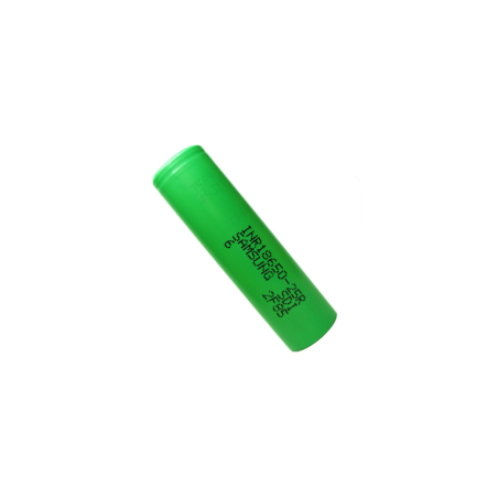 acumulator li-ion 3.7v 18650 25r inr 2500mah verde, dimensiuni 18 x 65 mm, descarcare 20a bulk sony