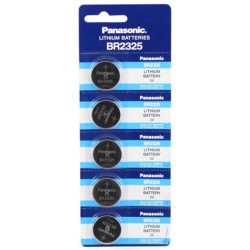 baterie litiu 3v cr2325 br2325 165mah, dimensiuni 23 x 2.5 mm panasonic blister 1