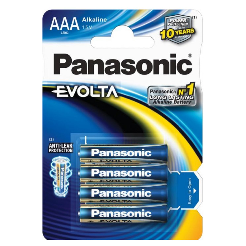 baterii alcaline aaa lr3 1.5v panasonic evolta blister 4 baterii alcaline aaa lr3 1.5v panasonic evolta blister 4