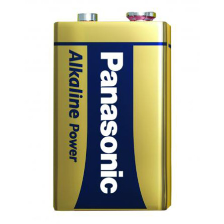 baterie alcalina 9v 6f22 6lr61 panasonic alkaline power blister 1