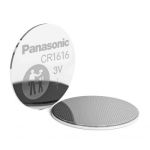 baterie litiu 3v cr1616 90mah, dimensiuni 16 x 1.6 mm panasonic blister 1