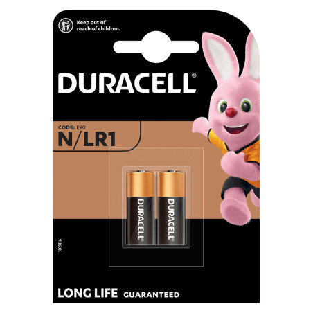 baterii alcaline n lr1 1.5v duracell blister 2