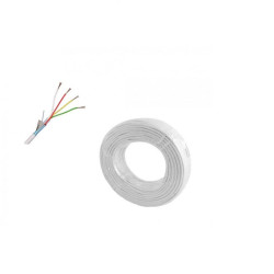 cablu alarma 4 fire multifilare ecranate + fir masa cu 4 x 0,22 mm ceam