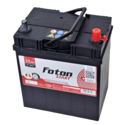 baterie auto 12v 35ah, pornire 300a, dimensiuni 187 x 127 x 227 mm borna+ dreapta foton start