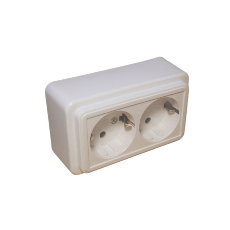 priza dubla pt schuko spn1102 priza dubla pt schuko spn1102