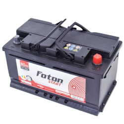 baterie auto 12v 80ah, pornire 740a, dimensiuni 315 x 175 x 175 mm borna+ dreapta foton start