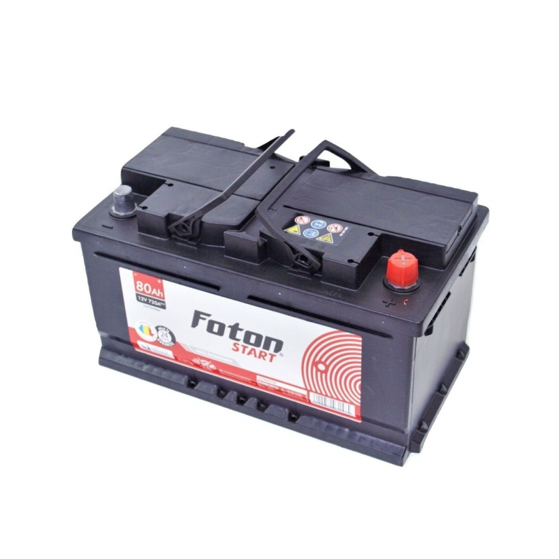 baterie auto 12v 80ah, pornire 740a, dimensiuni 315 x 175 x 175 mm borna+ dreapta foton start baterie auto 12v 80ah, pornire 740a, dimensiuni 315 x 175 x 175 mm borna+ dreapta foton start