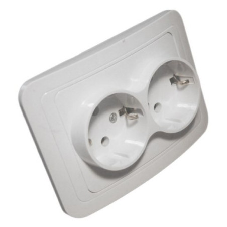 priza dubla st schuko spn1004