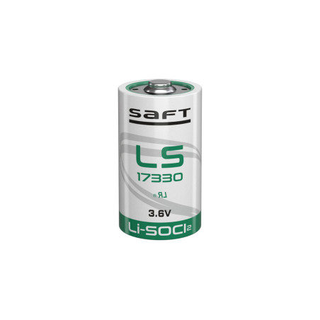 baterie litiu saft 3.6v ls17330 2100mah, dimensiuni 17 x 33 mm bulk
