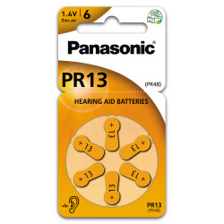 baterii aparat auditiv 13a 310mah 1.4v panasonic blister 6