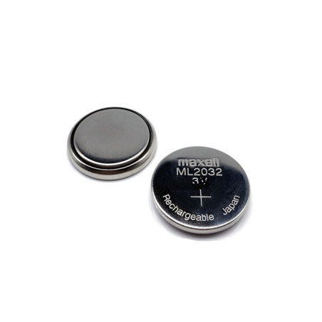 acumulator li-ion 3v ml2032 65mah, dimensiuni 20 x 3.2 mm bulk maxell