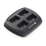 incarcator baterii reincarcabile, fara acumulatori, cu 4 canale de incarcare individuala pentru acumulatori 9v 6lr61 6lf22, ever