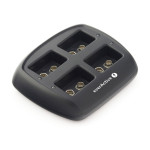 incarcator baterii reincarcabile, fara acumulatori, cu 4 canale de incarcare individuala pentru acumulatori 9v 6lr61 6lf22, ever