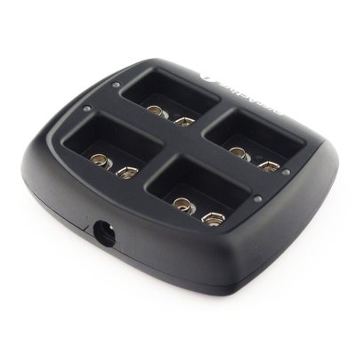 incarcator baterii reincarcabile, fara acumulatori, cu 4 canale de incarcare individuala pentru acumulatori 9v 6lr61 6lf22, ever