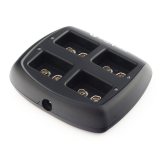 incarcator baterii reincarcabile, fara acumulatori, cu 4 canale de incarcare individuala pentru acumulatori 9v 6lr61 6lf22, ever
