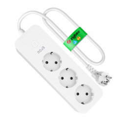 prelungitor smart nous a11z, zigbee 3.0, monitorizare consum, compatibil alexa google assistant