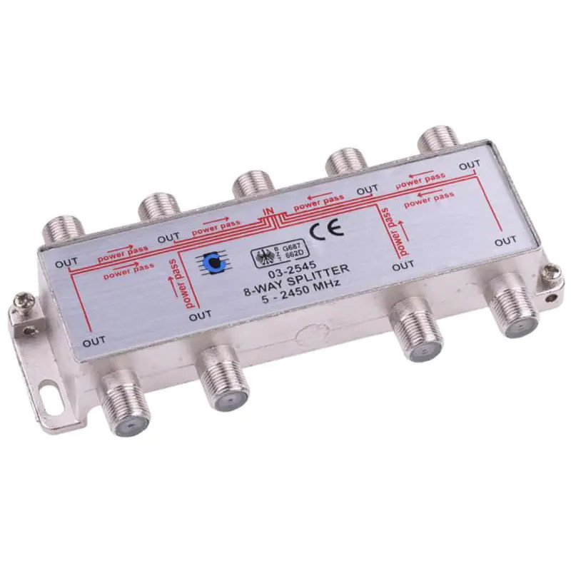 spliter catv 8 cai quality 5 - 2450 mhz ted372679