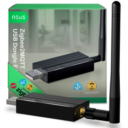 gateway universal nous e16 dongle, zigbee 3.0, home assistant, zigbee2mqtt, thread, bluetooth 5.2, zha, openhab