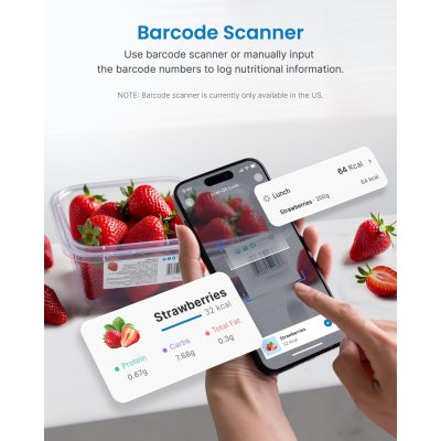 cantar smart digital nutritional de bucatarie renpho r-t001 ,   bluetooth, calorii, dieta si fitness, compatibil apple health, f