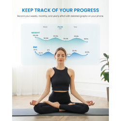 cantar smart digital renpho r-a020 ,   body composition, alimentare solara, greutate, grasime corporala, muschi, oase, bluetooth