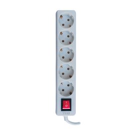 prelungitor 5 metri cu 5 schuko, cablu 3x 1.5mm, culoare alb, putere 3680w 16a, ted electric ted003850