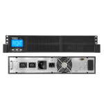 ups 1000va rackabil 2u online dubla conversie management 1 schuko + 2 iec ted004048