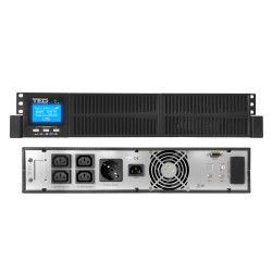 ups 2000va rackabil 2u online dubla conversie management 1 schuko + 4 iec ted004055