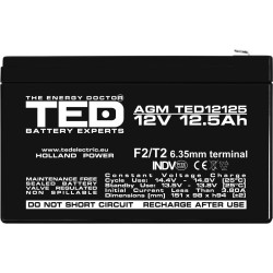 acumulator agm vrla 12v 12,5ah dimensiuni 151 x 98 x 94 mm f2 - ted002754 (4)