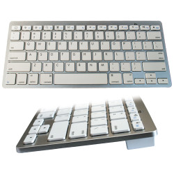 tastatura ted bluetooth mini white, silver & black mf5 40975 - oferta