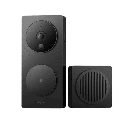 resigilat videointerfon inteligent aqara doorbell g4, compatibil cu apple home, wifi, 1080p
