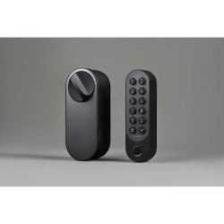 resigilat incuietoare / yala inteligenta aqara u200 kit, neagra, apple homekit