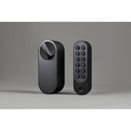 resigilat incuietoare / yala inteligenta aqara u200 kit, neagra, apple homekit