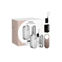 resigilat incuietoare / yala inteligenta aqara u200 kit, silver, apple homekit, matter
