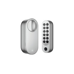 resigilat incuietoare / yala inteligenta aqara u200 kit, silver, apple homekit, matter