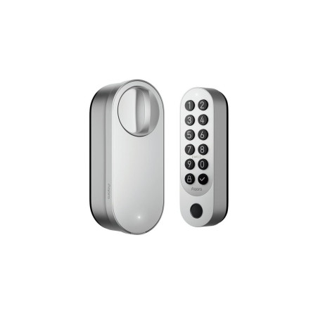 resigilat incuietoare / yala inteligenta aqara u200 kit, silver, apple homekit, matter