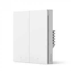 resigilat intrerupator inteligent aqara h1 double rocker, necesita nul, 2 canale, zigbee(ws-euk04)