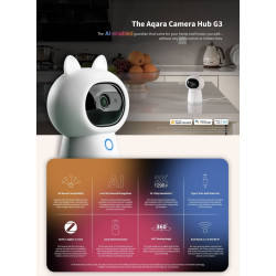 resigilat camera inteligenta aqara hub g3, cu hub zigbee incorporat