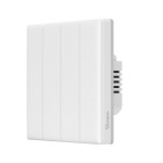 resigilat intrerupator smart sonoff t5-4c-86 wifi cu full touch (4 canale), lumina led 5a/1200w
