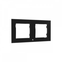 resigilat shelly wall frame 2 (pentru comutator de perete) - negru