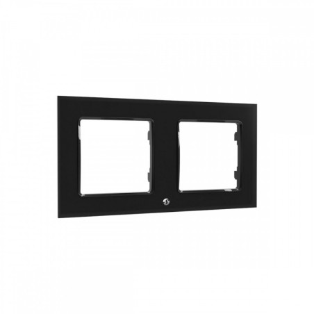resigilat shelly wall frame 2 (pentru comutator de perete) - negru