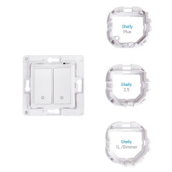resigilat shelly wall switch 2 - alb