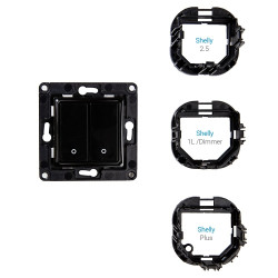 resigilat shelly wall switch 2 - negru