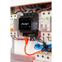 resigilat releu inteligent shelly pro 3 - 3canale, wifi, lan, sina din, control aplicatie, compatibil amazon alexa, google assis