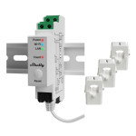 resigilat shelly pro 3em profesional releu wifi 3 canale si control contactor