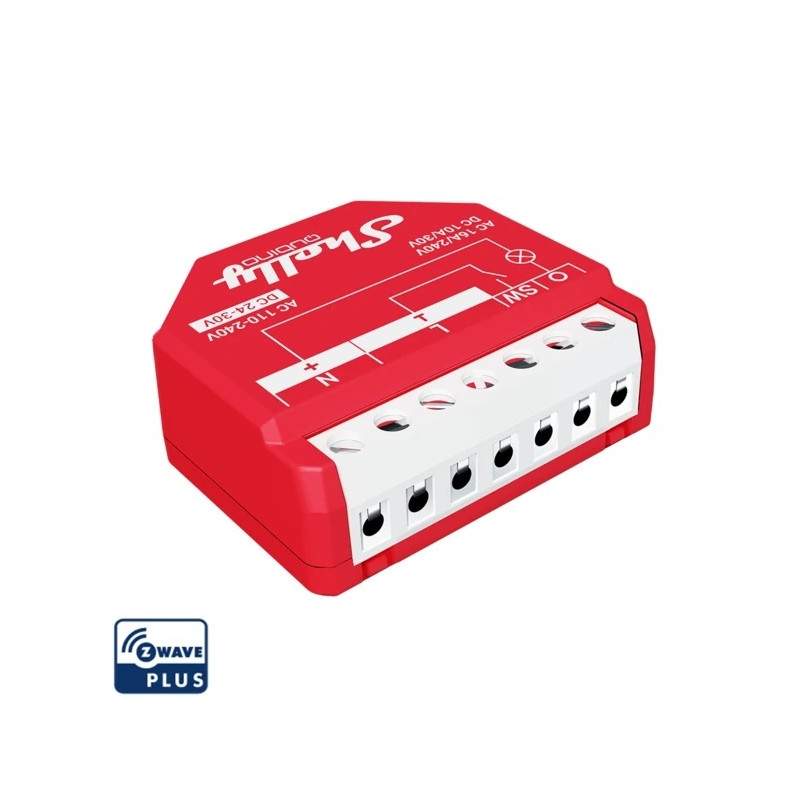 resigilat releu inteligent shelly qubino wave 1pm cu contor de putere, z-wave