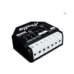 resigilat releu inteligent shelly qubino wave 2pm cu contor de putere, z-wave